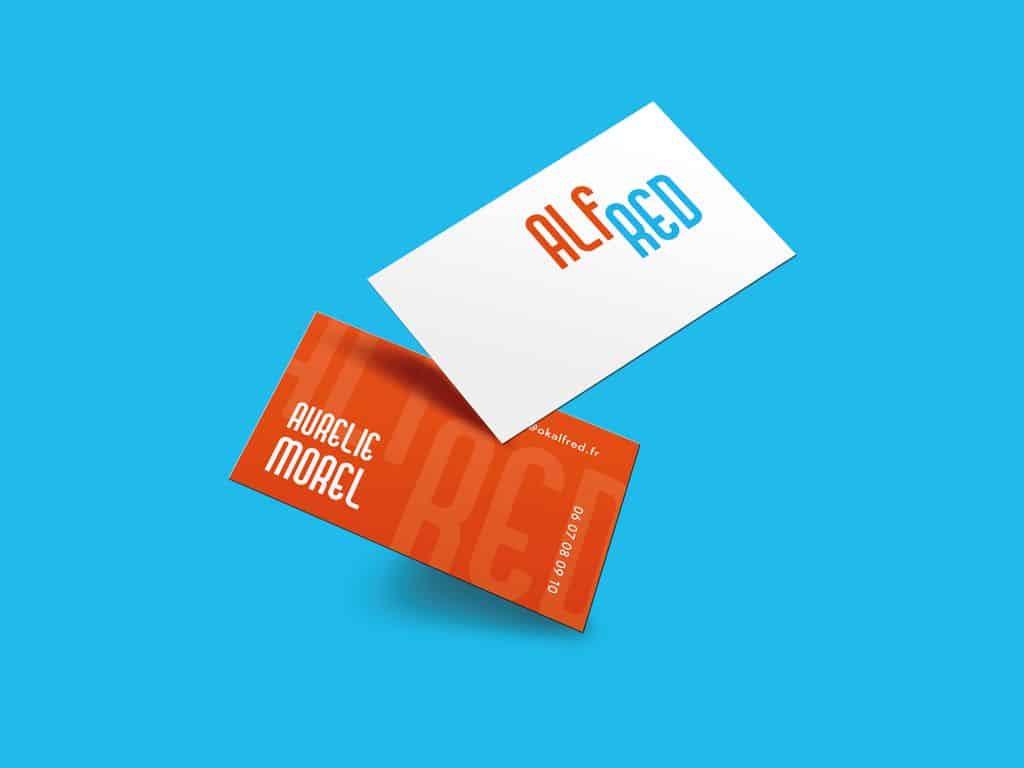 Cartes de visite premium Alfred - Impression haut de gamme