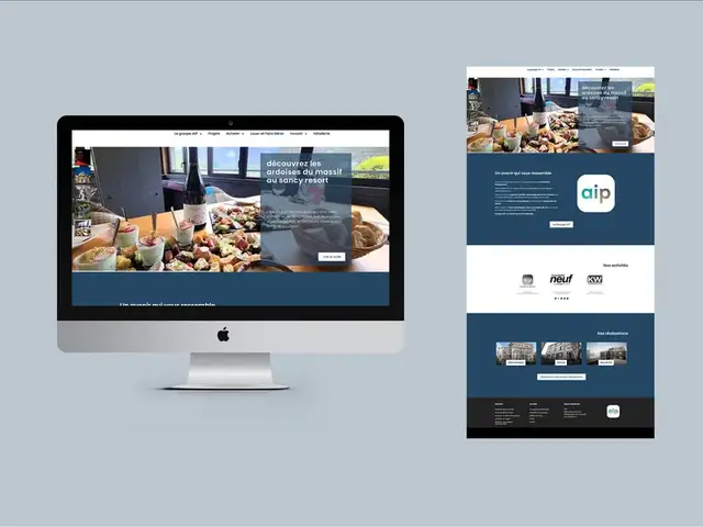 AIP Immobilier — Création du site internet