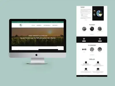 Thierry Bergeon Embouteillage — Création de site internet